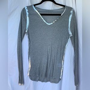 Zadig et Voltaire, sm, long sleeve foil top